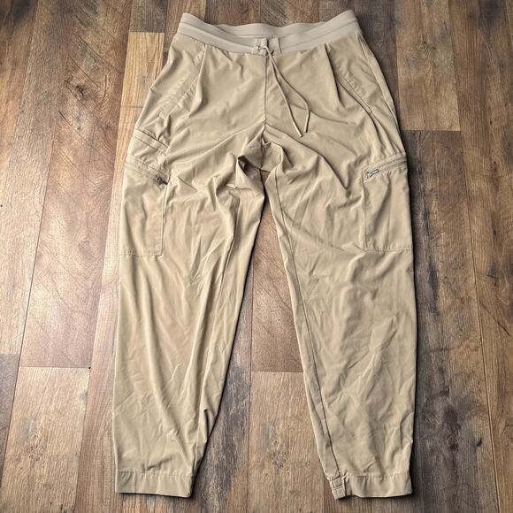 Athleta Venture Pant Women's Size 10 Beige Athletic Training Fitness Running - Picture 1 of 10